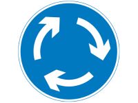 Mini-roundabout Sign