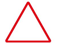 Road Narrows Traffic Sign